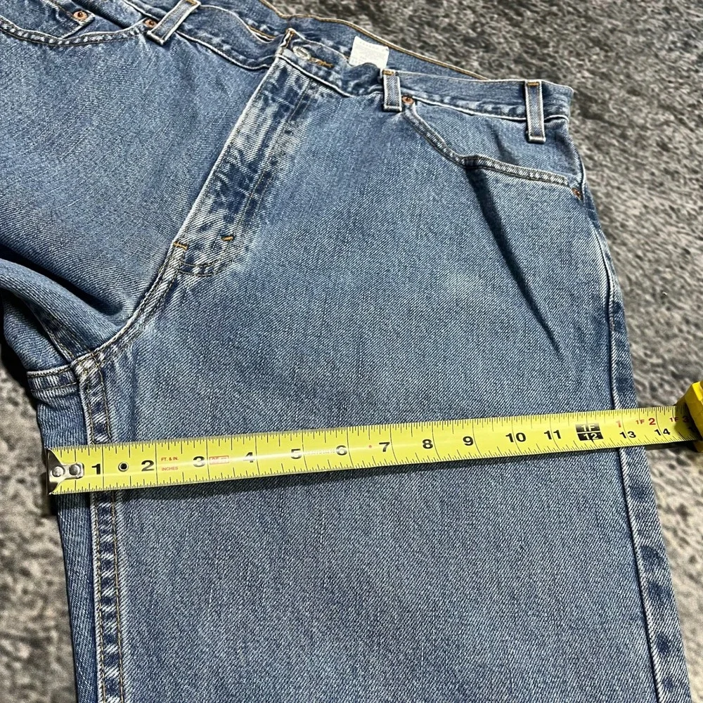 Levis‎ 505 Jeans Mens 38x32 Blue Regular Fit Straight Leg Denim Vintage 90s